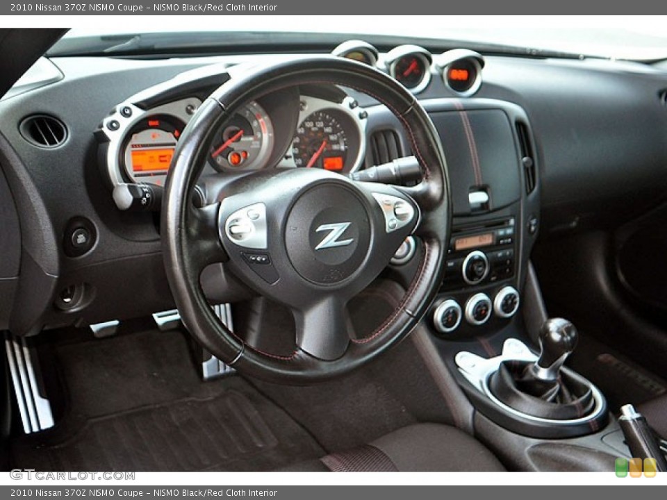 NISMO Black/Red Cloth Interior Dashboard for the 2010 Nissan 370Z NISMO Coupe #69909271