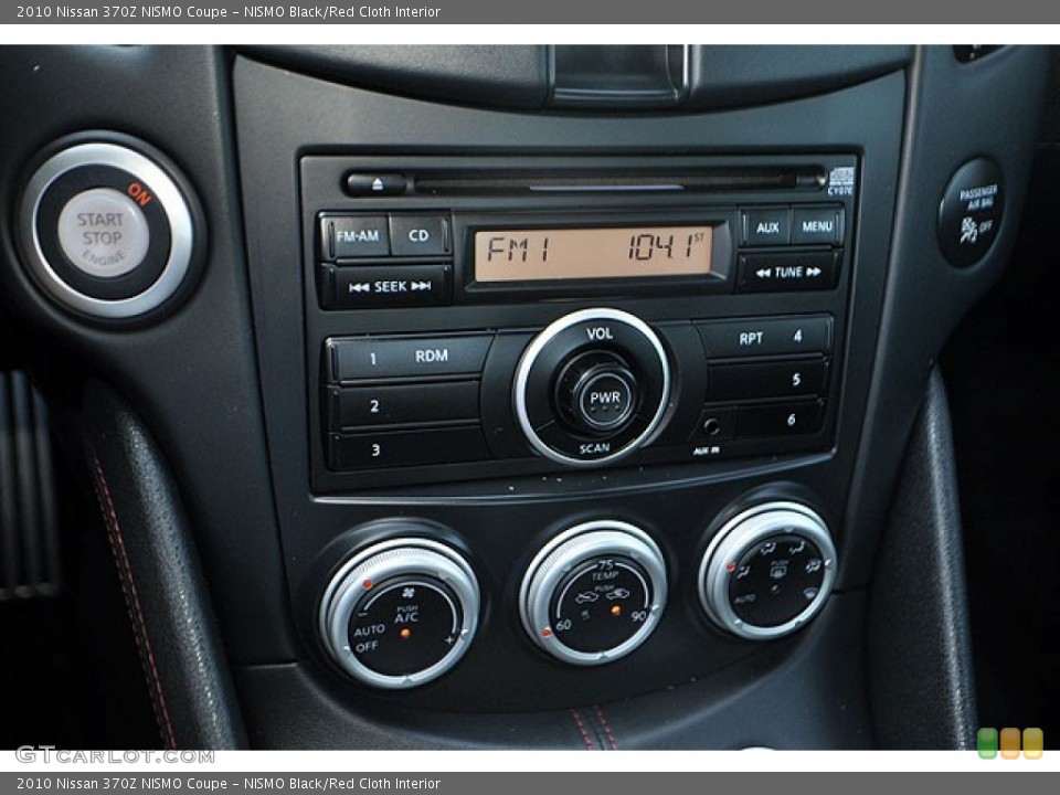 NISMO Black/Red Cloth Interior Audio System for the 2010 Nissan 370Z NISMO Coupe #69909299