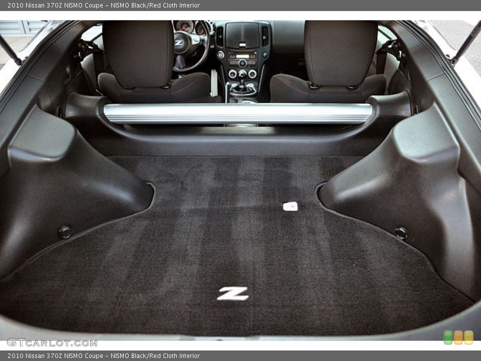 NISMO Black/Red Cloth Interior Trunk for the 2010 Nissan 370Z NISMO Coupe #69909329