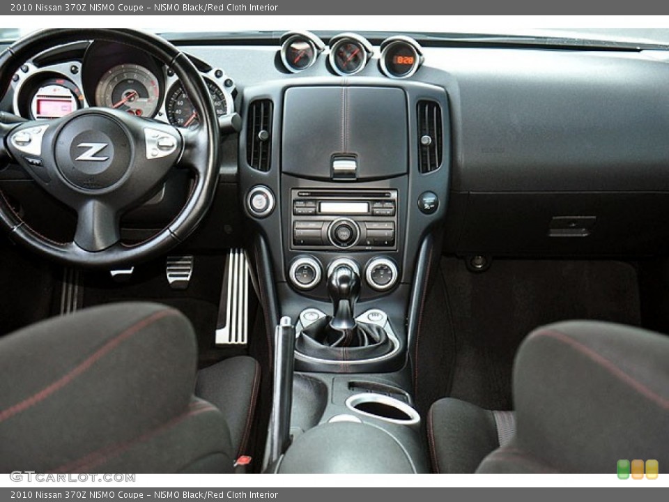 NISMO Black/Red Cloth Interior Dashboard for the 2010 Nissan 370Z NISMO Coupe #69909338