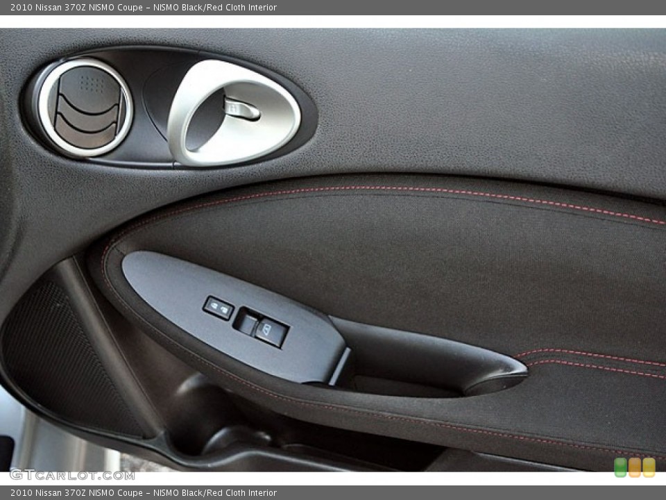 NISMO Black/Red Cloth Interior Door Panel for the 2010 Nissan 370Z NISMO Coupe #69909365