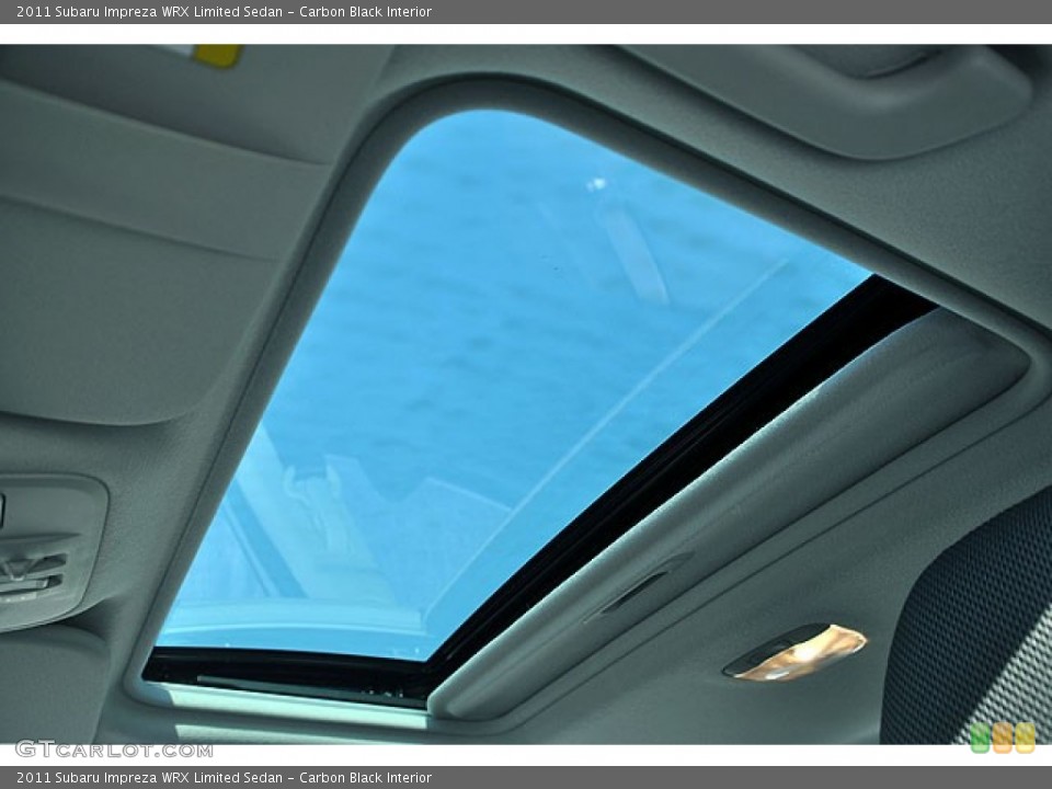 Carbon Black Interior Sunroof for the 2011 Subaru Impreza WRX Limited Sedan #69909456