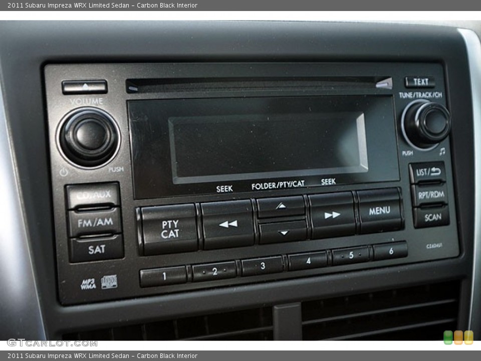 Carbon Black Interior Audio System for the 2011 Subaru Impreza WRX Limited Sedan #69909517