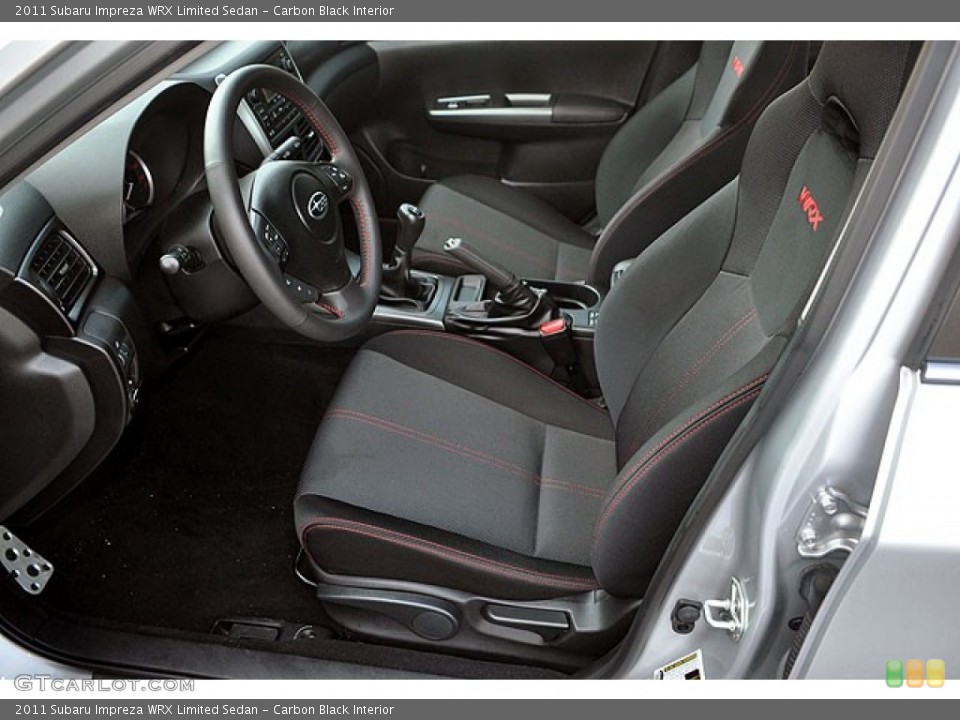 Carbon Black Interior Photo for the 2011 Subaru Impreza WRX Limited Sedan #69909533