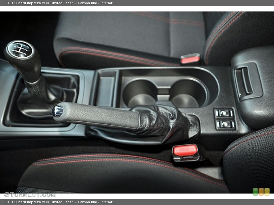 Carbon Black Interior Transmission for the 2011 Subaru Impreza WRX Limited Sedan #69909614