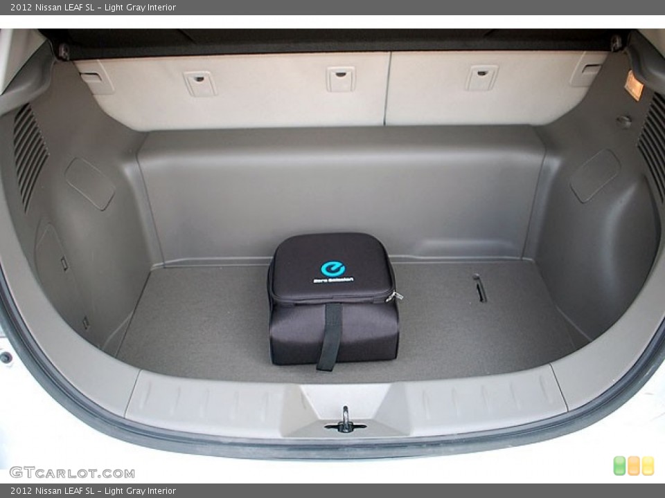 Light Gray Interior Trunk for the 2012 Nissan LEAF SL #69910198