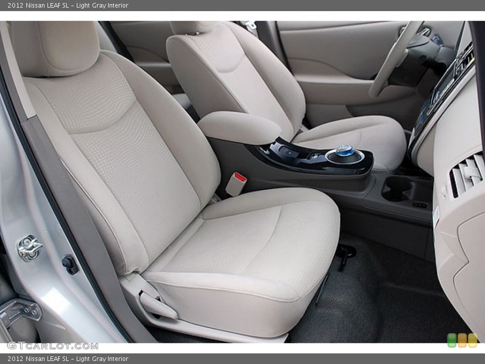 Light Gray Interior Front Seat for the 2012 Nissan LEAF SL #69910259