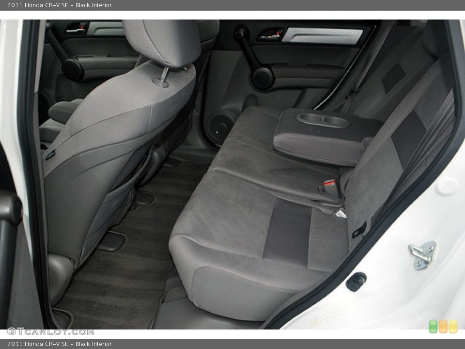 Black Interior Rear Seat for the 2011 Honda CR-V SE #69910298