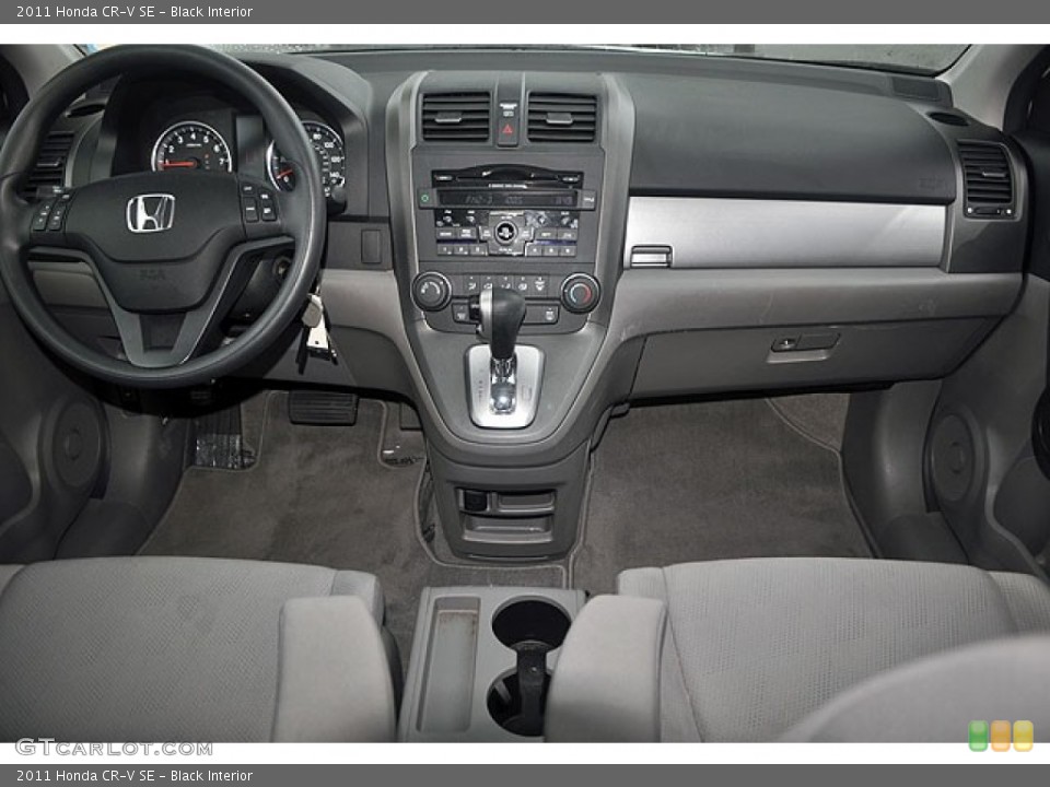 Black Interior Dashboard for the 2011 Honda CR-V SE #69910333