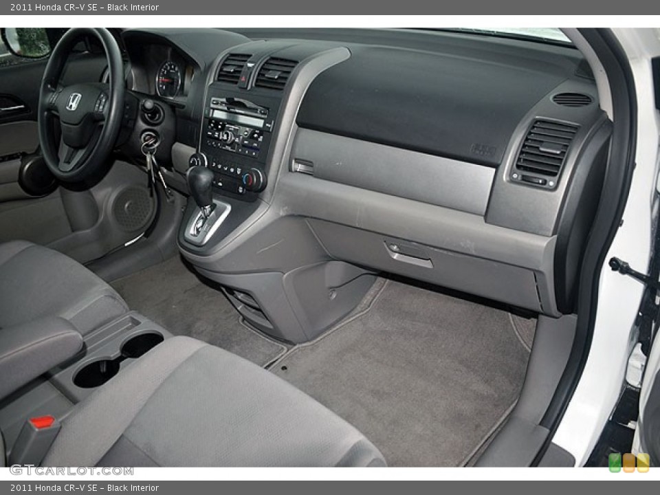Black Interior Dashboard for the 2011 Honda CR-V SE #69910349