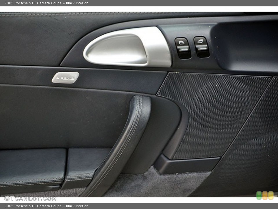 Black Interior Controls for the 2005 Porsche 911 Carrera Coupe #69910523