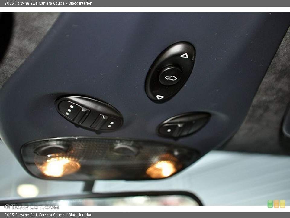 Black Interior Controls for the 2005 Porsche 911 Carrera Coupe #69910565