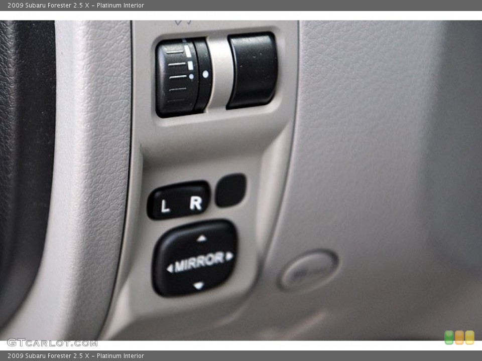 Platinum Interior Controls for the 2009 Subaru Forester 2.5 X #69910724