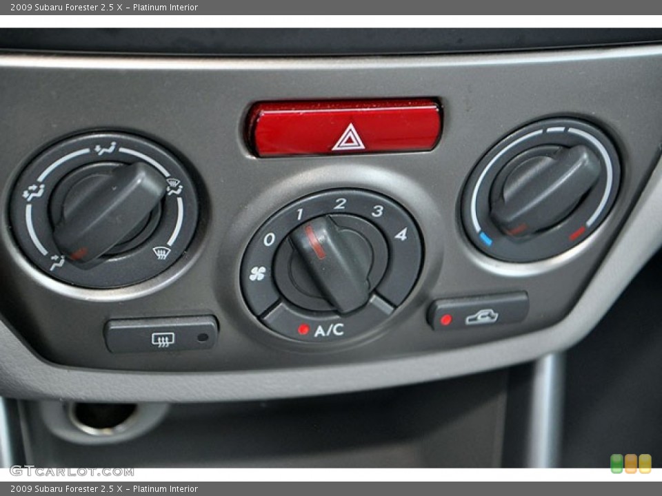 Platinum Interior Controls for the 2009 Subaru Forester 2.5 X #69910751