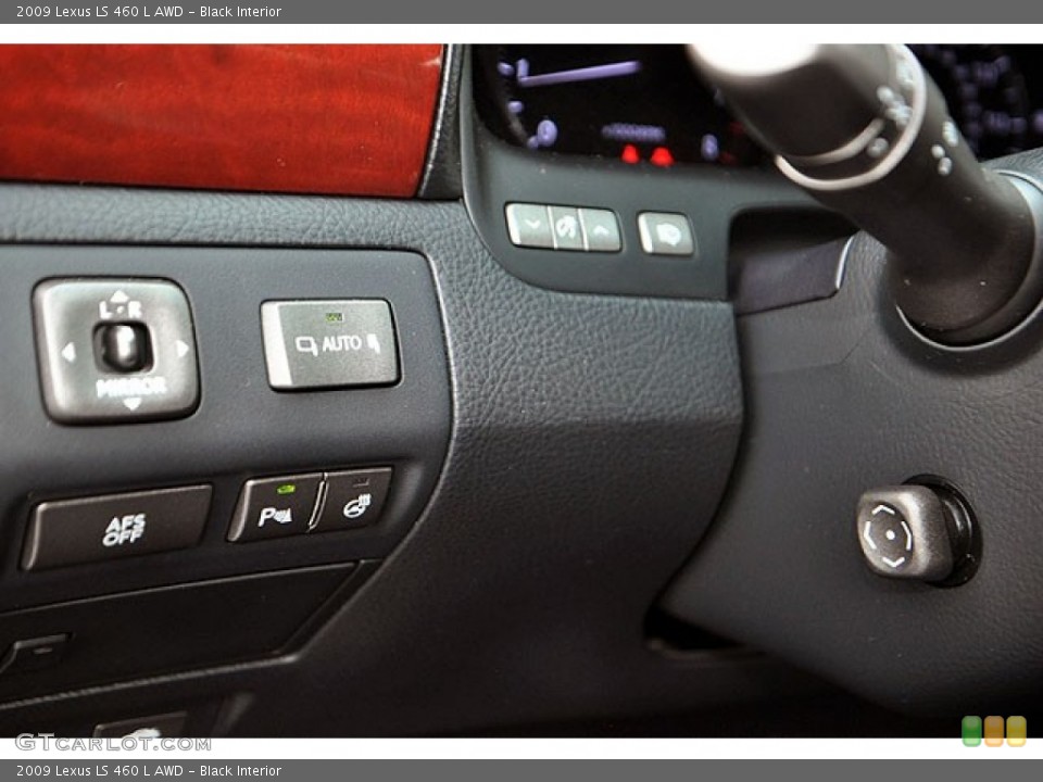Black Interior Controls for the 2009 Lexus LS 460 L AWD #69910940