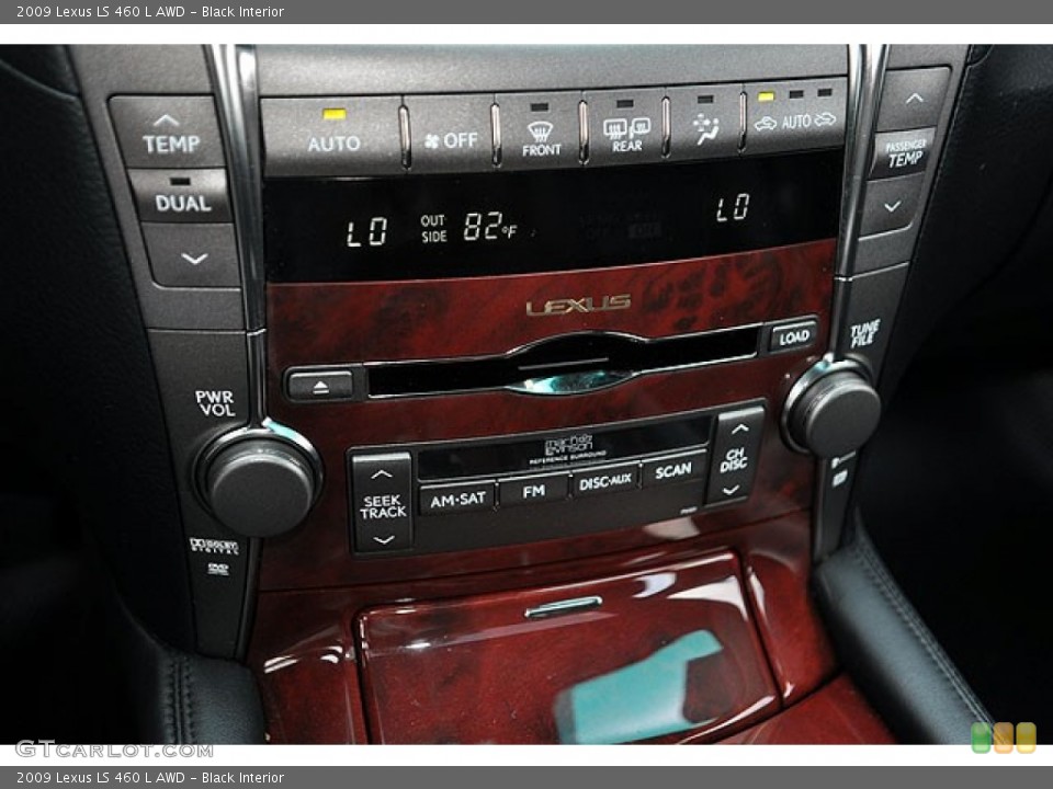 Black Interior Controls for the 2009 Lexus LS 460 L AWD #69910966