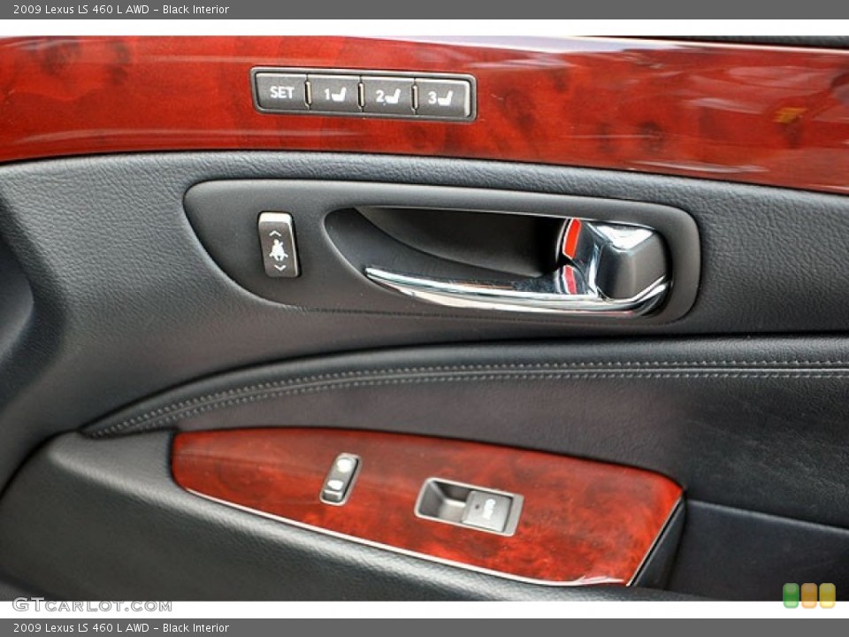 Black Interior Controls for the 2009 Lexus LS 460 L AWD #69911098