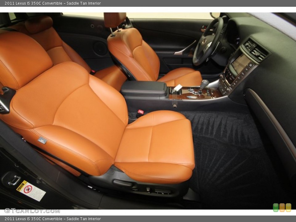 Saddle Tan Interior Front Seat for the 2011 Lexus IS 350C Convertible #69911630