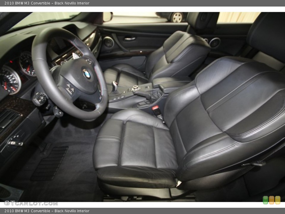 Black Novillo Interior Photo for the 2010 BMW M3 Convertible #69912131