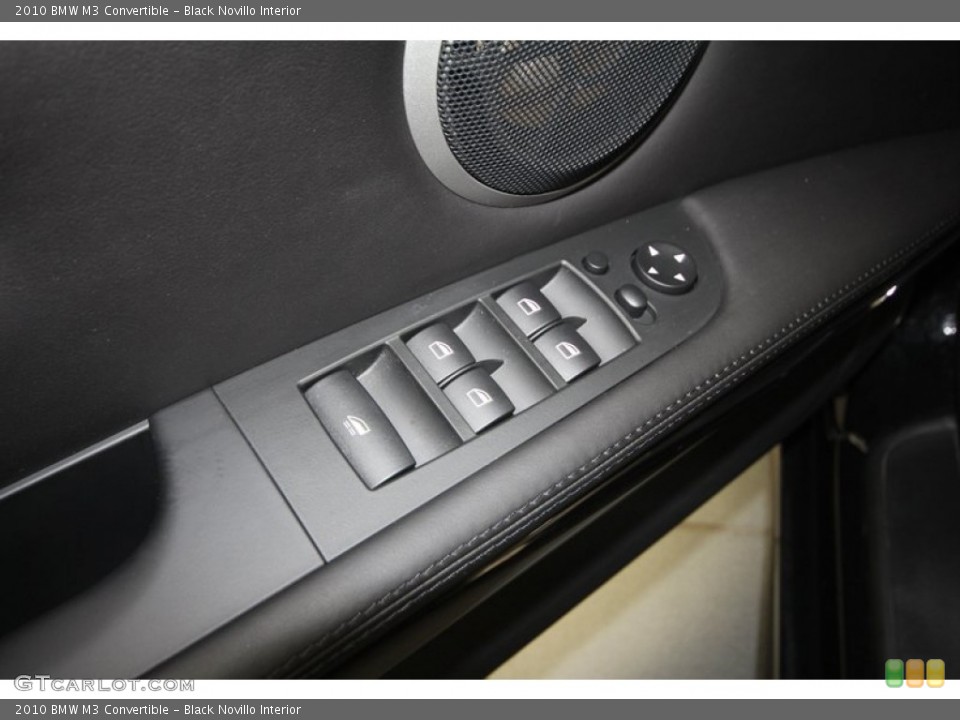 Black Novillo Interior Controls for the 2010 BMW M3 Convertible #69912158