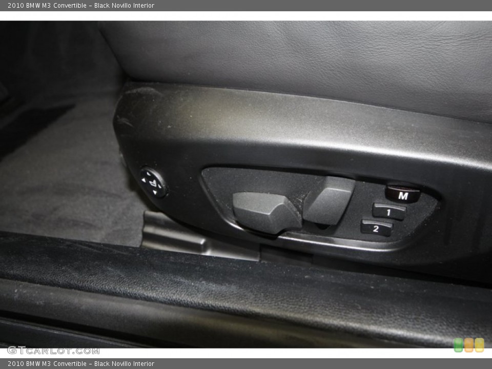 Black Novillo Interior Controls for the 2010 BMW M3 Convertible #69912167