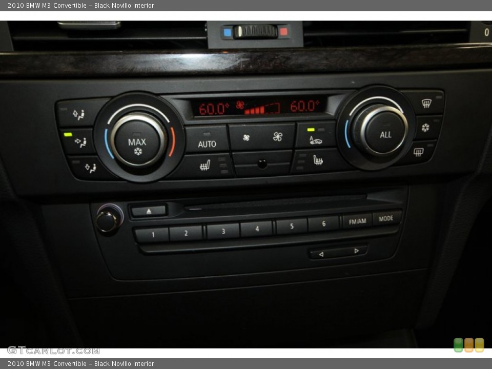 Black Novillo Interior Controls for the 2010 BMW M3 Convertible #69912197