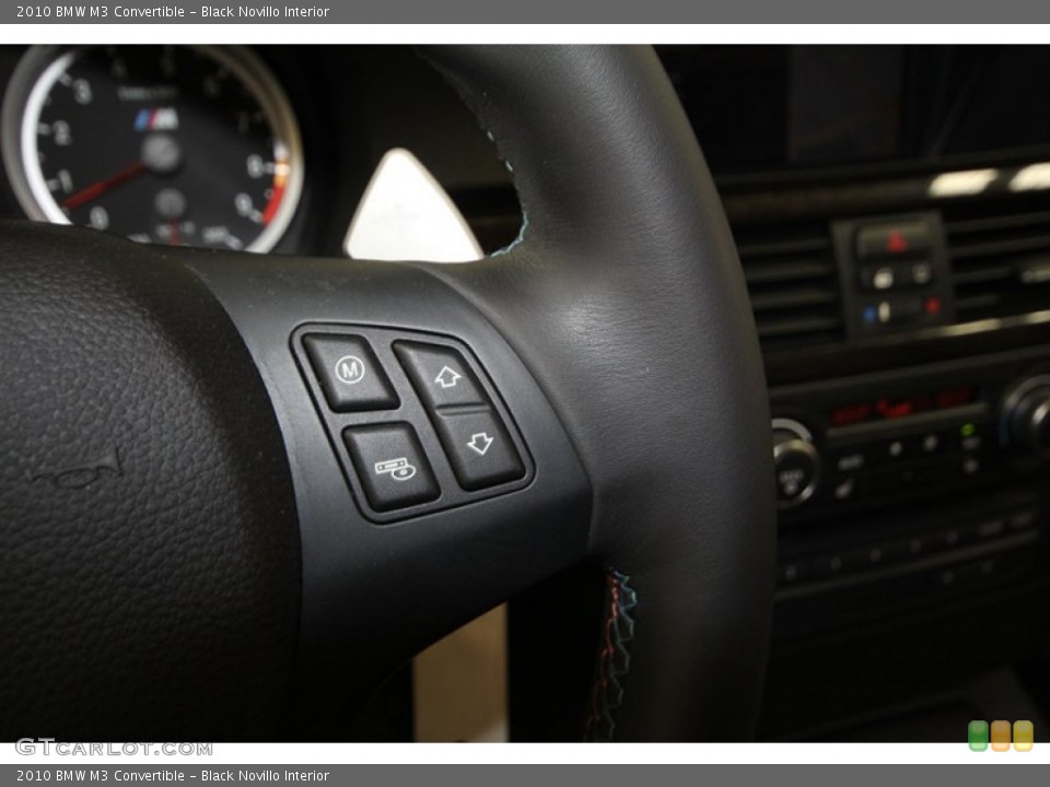 Black Novillo Interior Controls for the 2010 BMW M3 Convertible #69912254