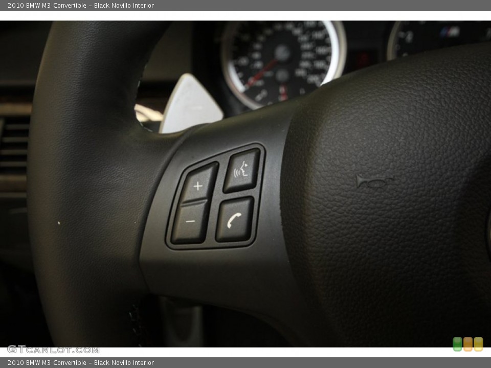 Black Novillo Interior Controls for the 2010 BMW M3 Convertible #69912259