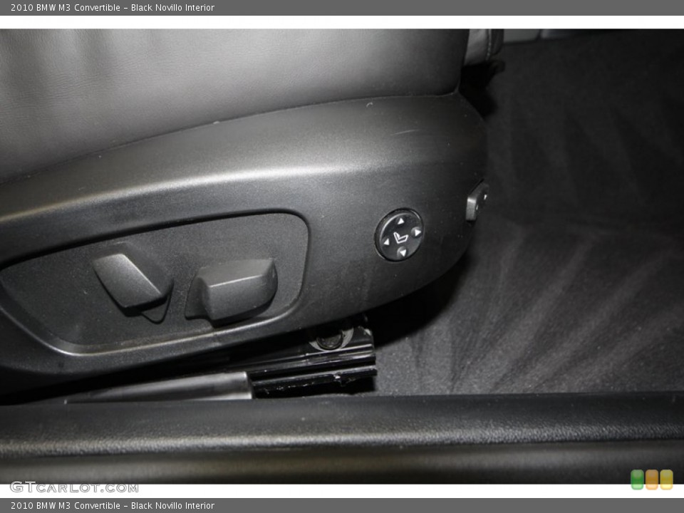 Black Novillo Interior Controls for the 2010 BMW M3 Convertible #69912308