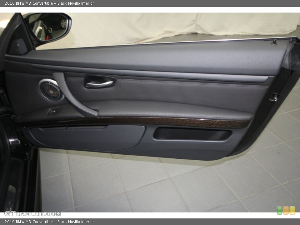 Black Novillo Interior Door Panel for the 2010 BMW M3 Convertible #69912317