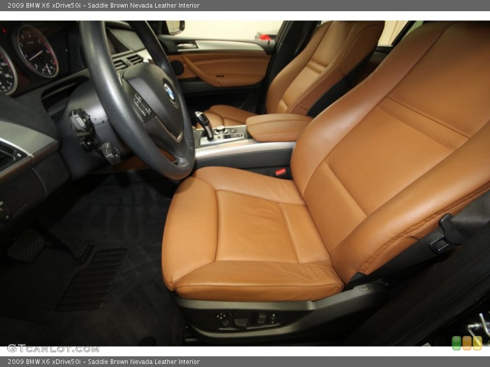 Saddle Brown Nevada Leather Interior Photo for the 2009 BMW X6 xDrive50i #69912827