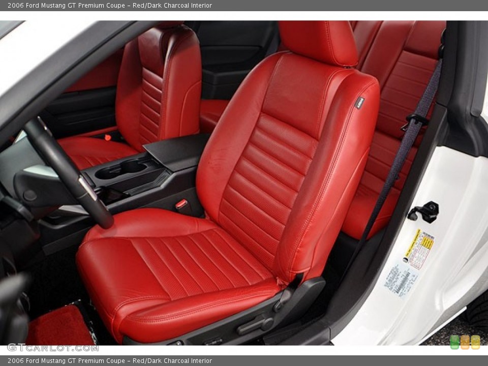Red/Dark Charcoal Interior Photo for the 2006 Ford Mustang GT Premium Coupe #69913160