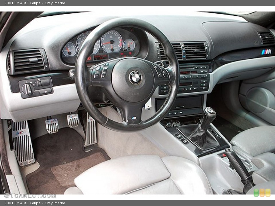 Grey Interior Dashboard for the 2001 BMW M3 Coupe #69913580