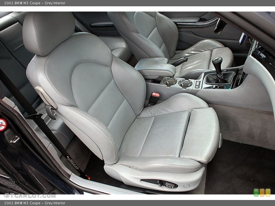 Grey Interior Front Seat for the 2001 BMW M3 Coupe #69913636