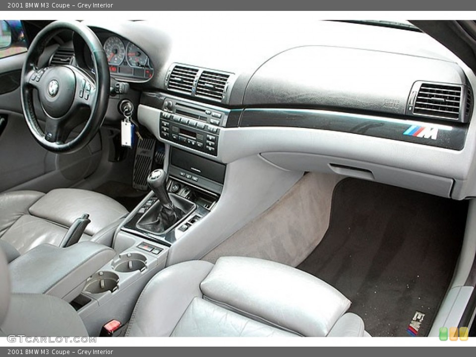 Grey Interior Dashboard for the 2001 BMW M3 Coupe #69913646