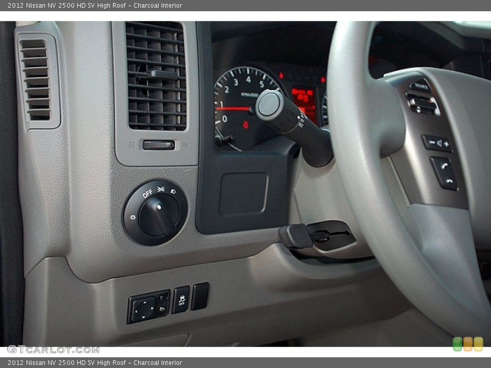 Charcoal Interior Controls for the 2012 Nissan NV 2500 HD SV High Roof #69913763