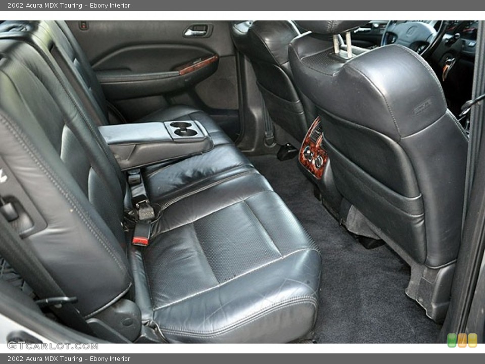 Ebony Interior Rear Seat for the 2002 Acura MDX Touring #69913875