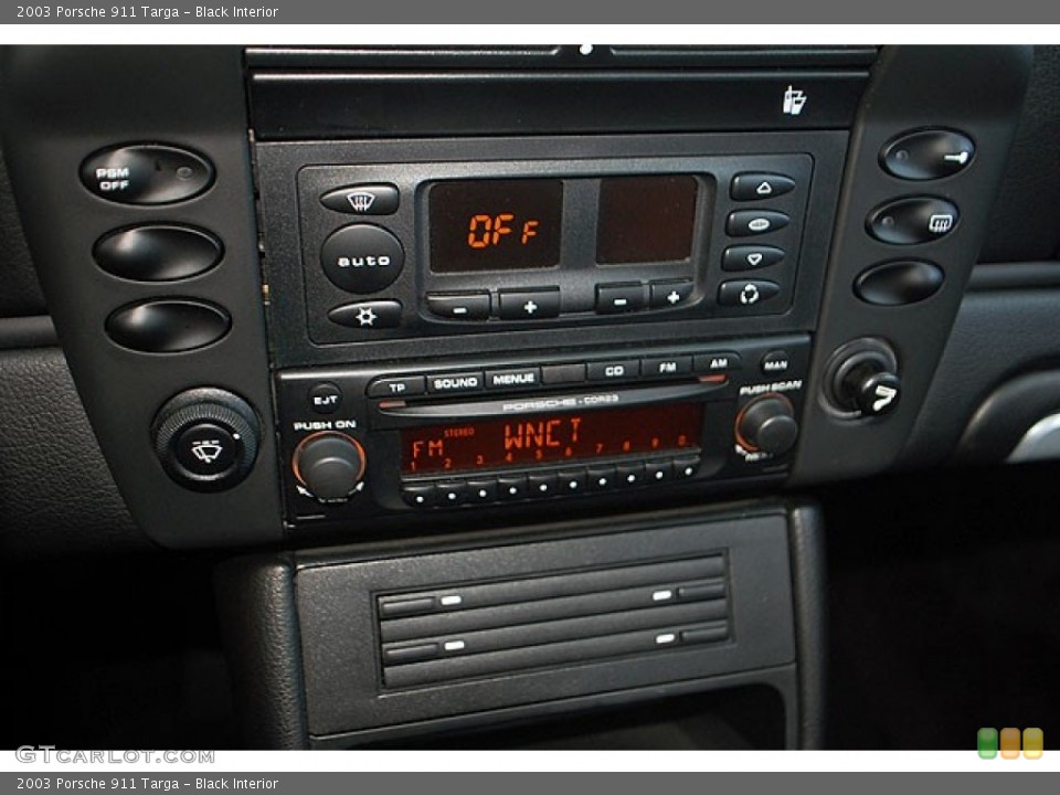 Black Interior Controls for the 2003 Porsche 911 Targa #69914747