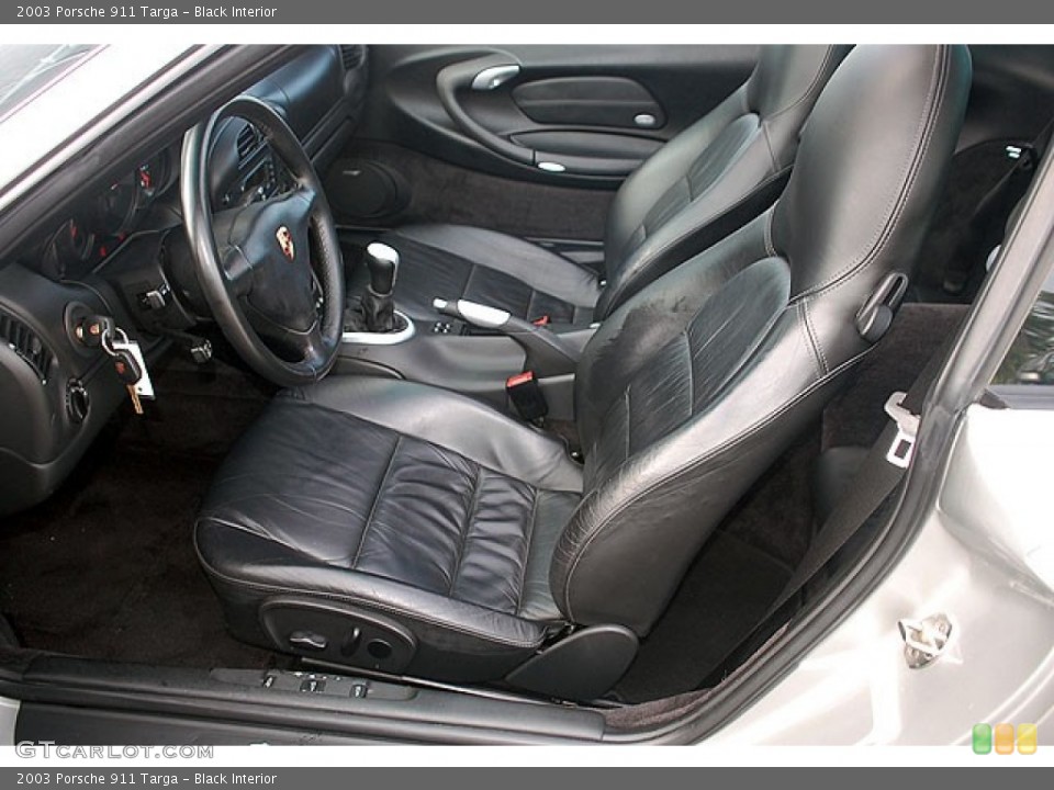 Black Interior Prime Interior for the 2003 Porsche 911 Targa #69914758