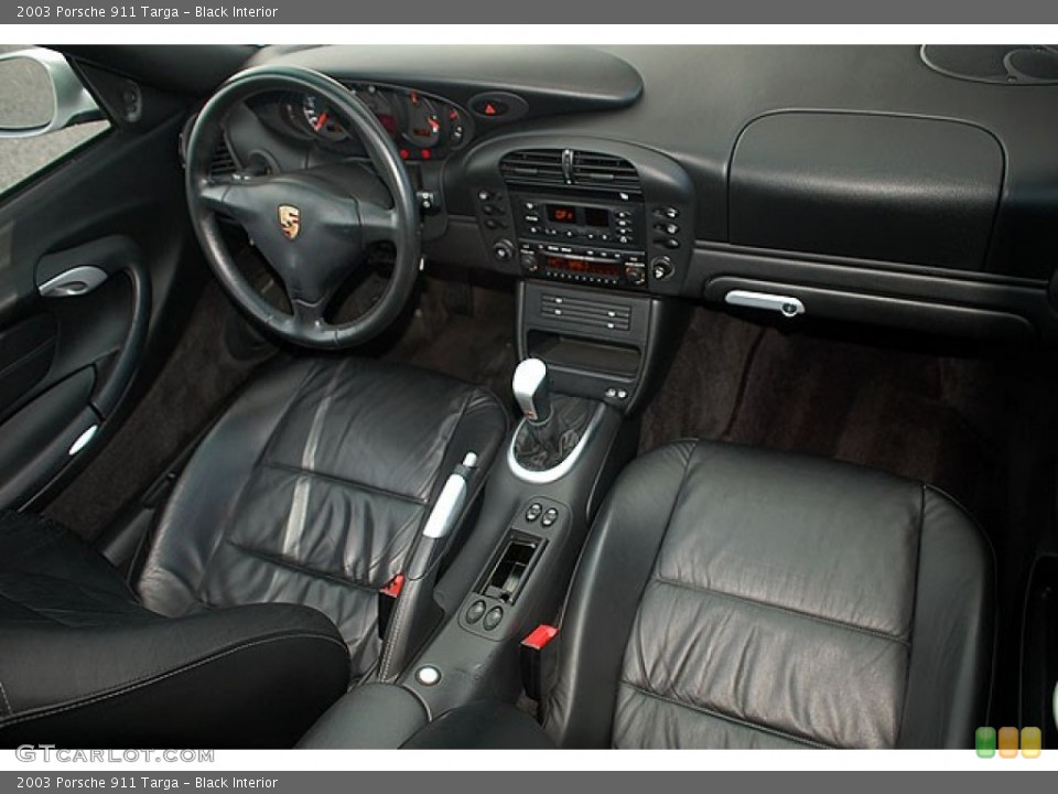 Black Interior Photo for the 2003 Porsche 911 Targa #69914813