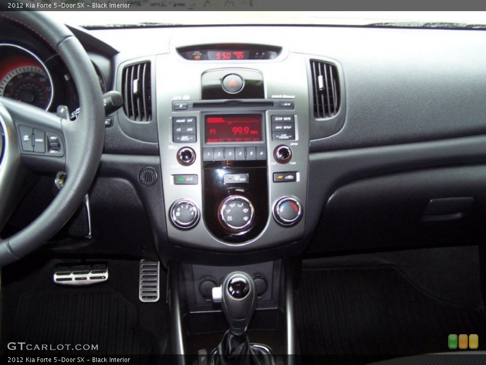 Black Interior Dashboard for the 2012 Kia Forte 5-Door SX #69916285