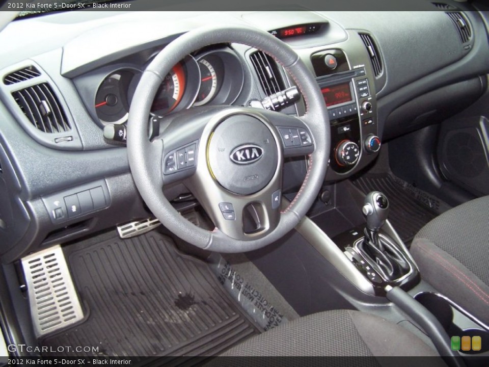 Black Interior Prime Interior for the 2012 Kia Forte 5-Door SX #69916295
