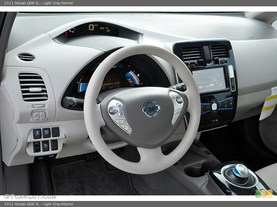 Light Gray Interior Dashboard for the 2011 Nissan LEAF SL #69916504