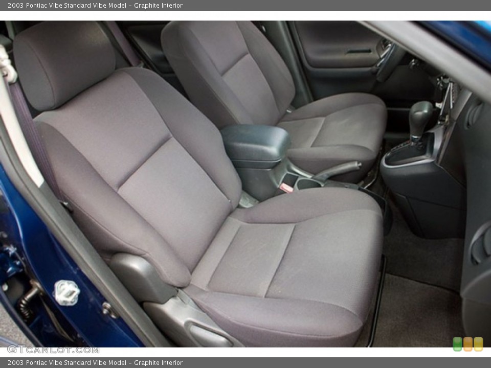 Graphite Interior Front Seat for the 2003 Pontiac Vibe  #69916625