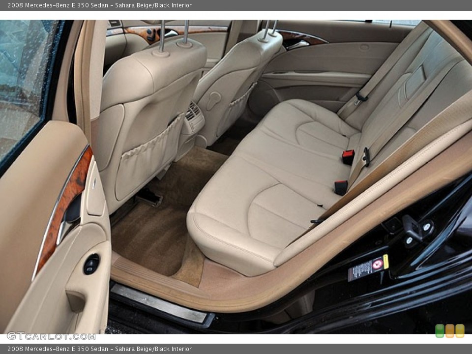 Sahara Beige/Black Interior Photo for the 2008 Mercedes-Benz E 350 Sedan #69918188