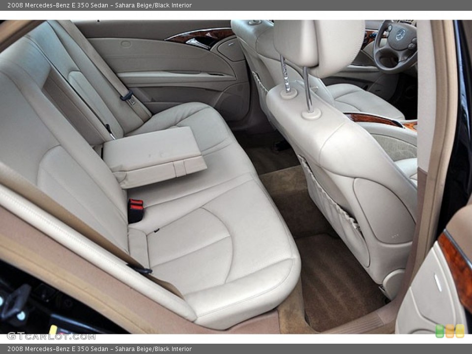 Sahara Beige/Black Interior Photo for the 2008 Mercedes-Benz E 350 Sedan #69918206