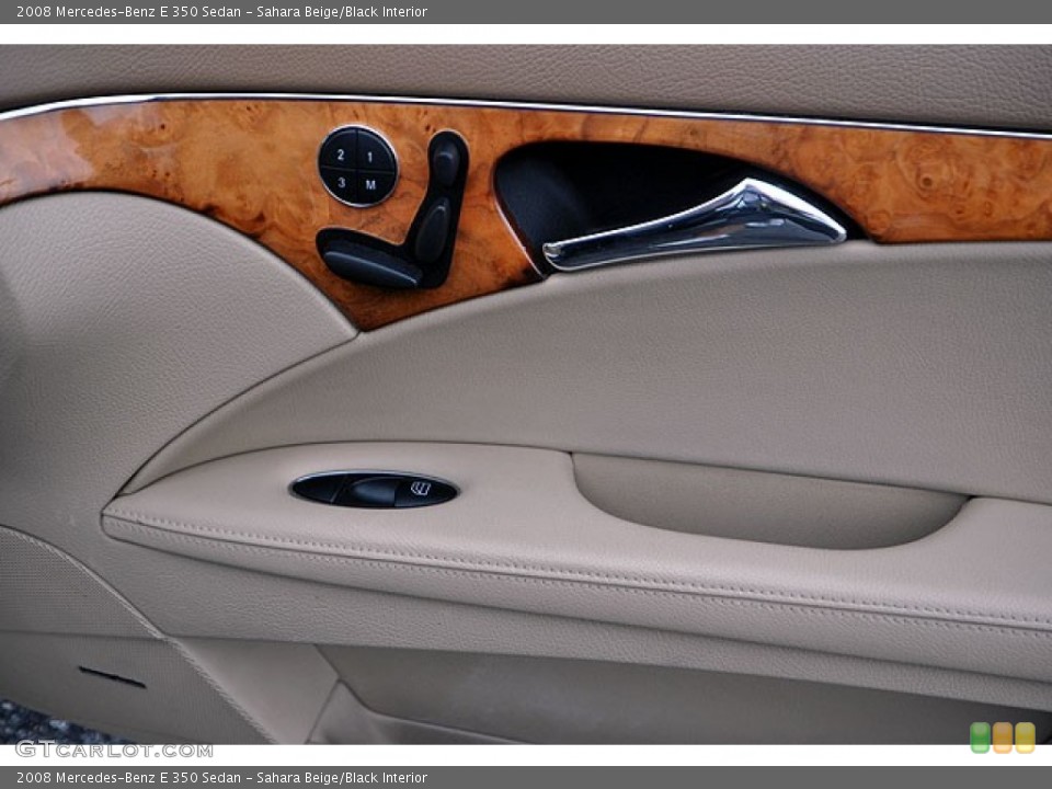 Sahara Beige/Black Interior Controls for the 2008 Mercedes-Benz E 350 Sedan #69918245