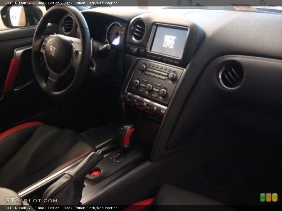 Black Edition Black/Red Interior Dashboard for the 2013 Nissan GT-R Black Edition #69918347