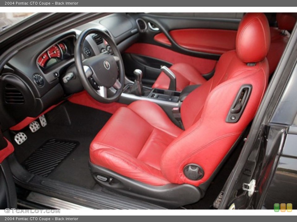 Black Interior Photo for the 2004 Pontiac GTO Coupe #69920831