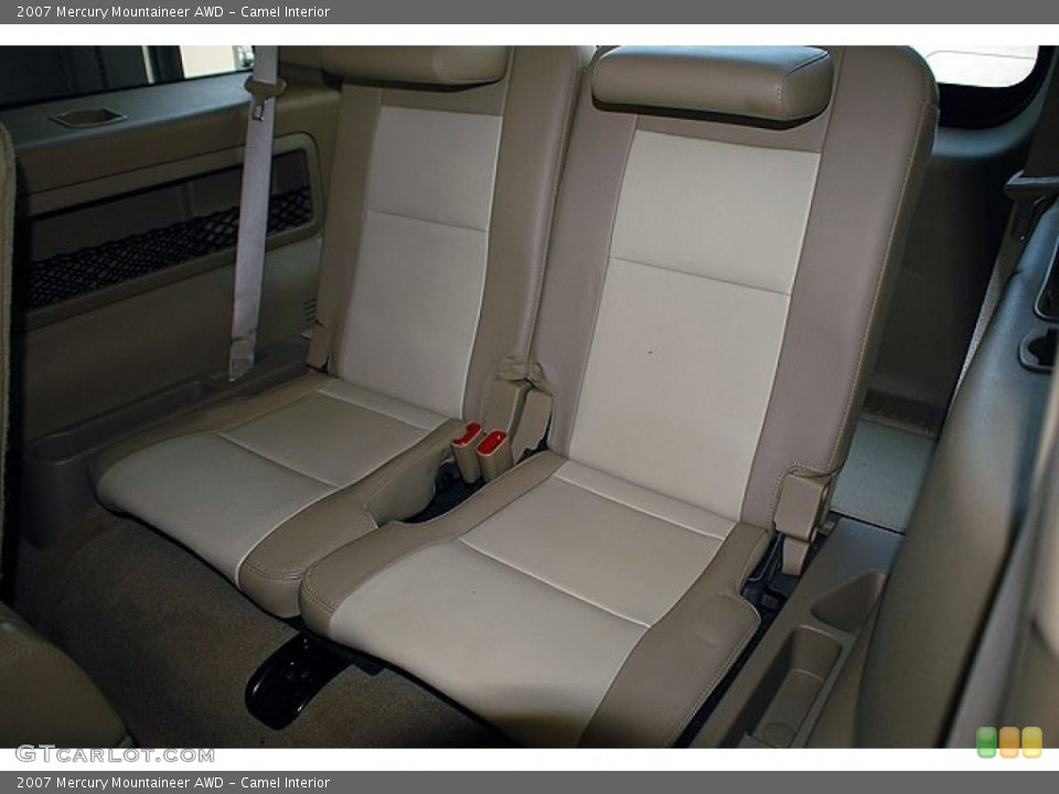 Camel Interior Rear Seat for the 2007 Mercury Mountaineer AWD #69921017